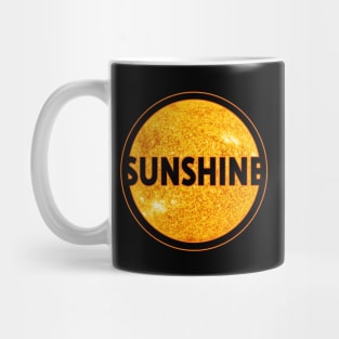 Sun, Sunshine with lettering gift space idea Mug